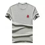 acheter tops t-shirts hommes moncler embroidered isp badge gray